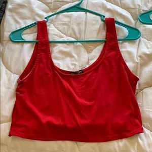 Keep It Simple Tank - Red (fashion nova)